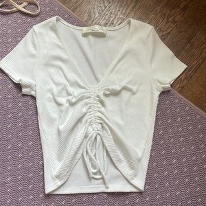 American Threads clinch front short sleeved top size Xsmall/ small